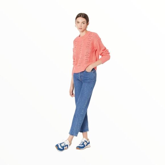 FREE PEOPLE | Lyra Reef | BELL SONG COTTON BLEND SWEATER - Picture 5 of 7